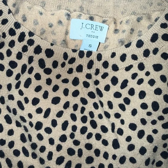 J.Crew Leopard, Blue, and Pink Sweater Bundle - Picture 2 of 4